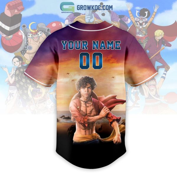 One Piece Anime King Personalized Baseball Jersey