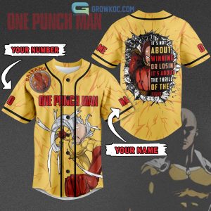 One Punch Man The Strongest Man Saitama Personalized Baseball Jersey