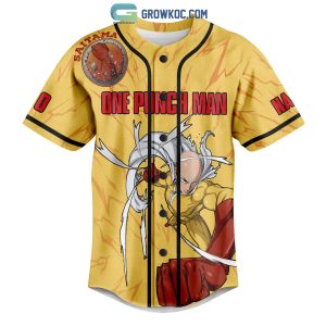 One Punch Man Saitama Personalized Baseball Jersey