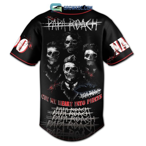 Papa Roach My Heart Into Pieces Personalized Baseball Jersey