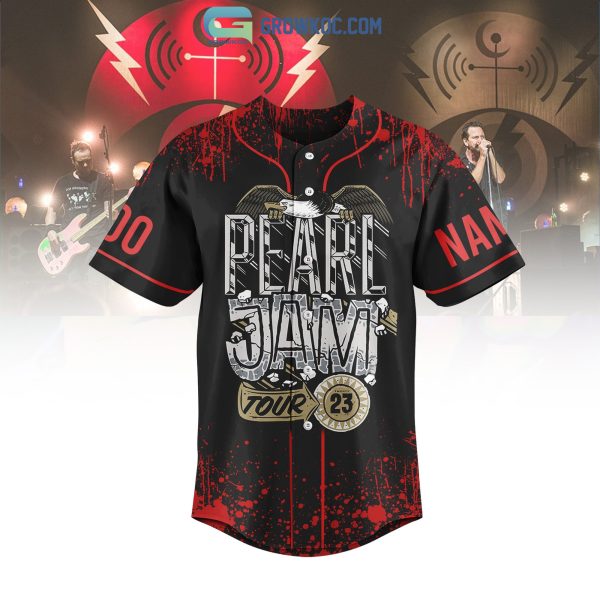 Pearl Jam Announces US Tour 2023 Personalized Baseball Jersey