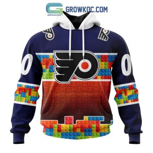 Philadelphia Flyers NHL Special Autism Awareness Design Hoodie T Shirt