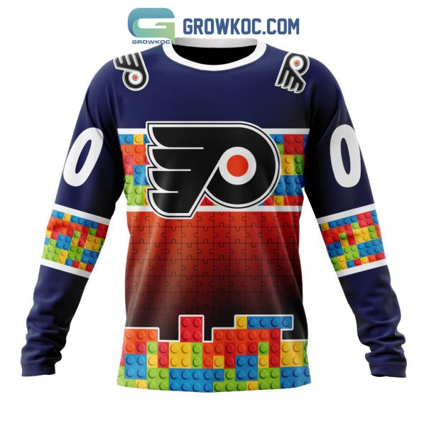 Philadelphia Flyers NHL Special Autism Awareness Design Hoodie T Shirt