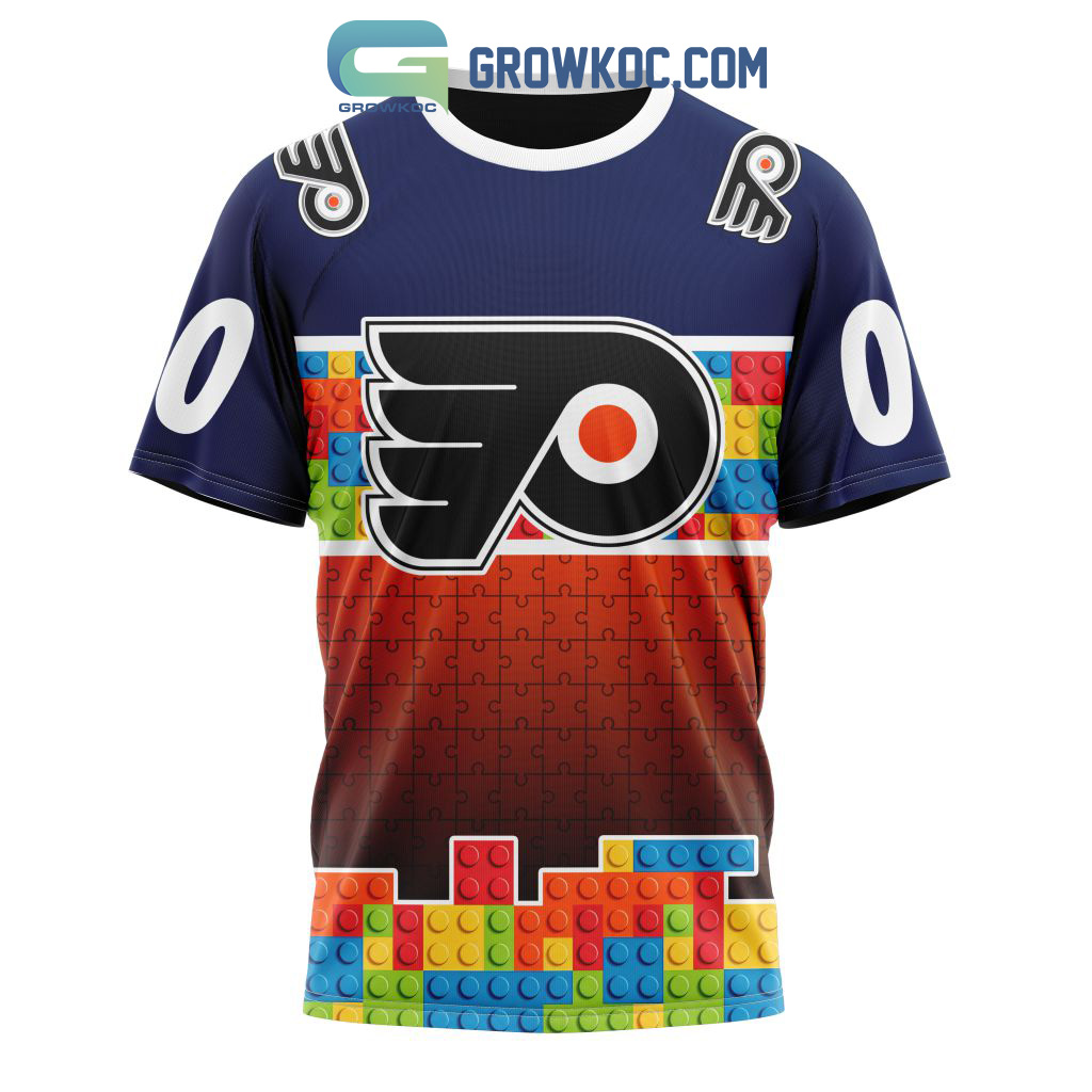 Philadelphia Flyers NHL Special Autism Awareness Design Hoodie T