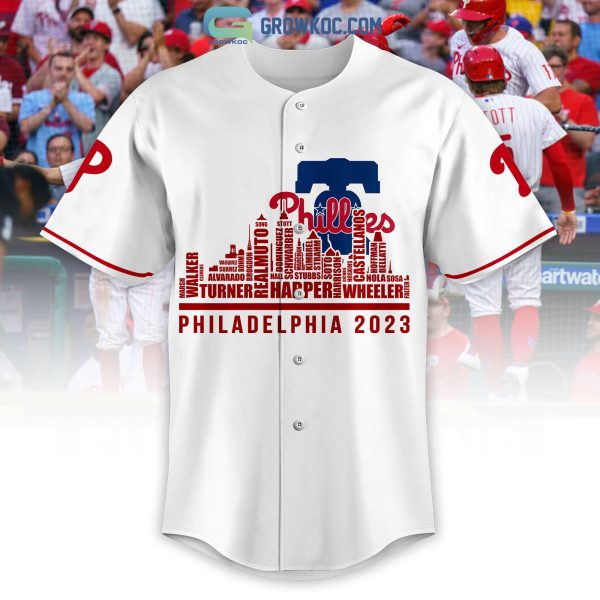 Philadelphia Phillies City Champions Best Team Personalized Baseball Jersey