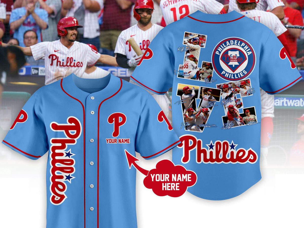 Philadelphia Phillies City Champions Best Team Personalized Red Design Baseball  Jersey - Growkoc