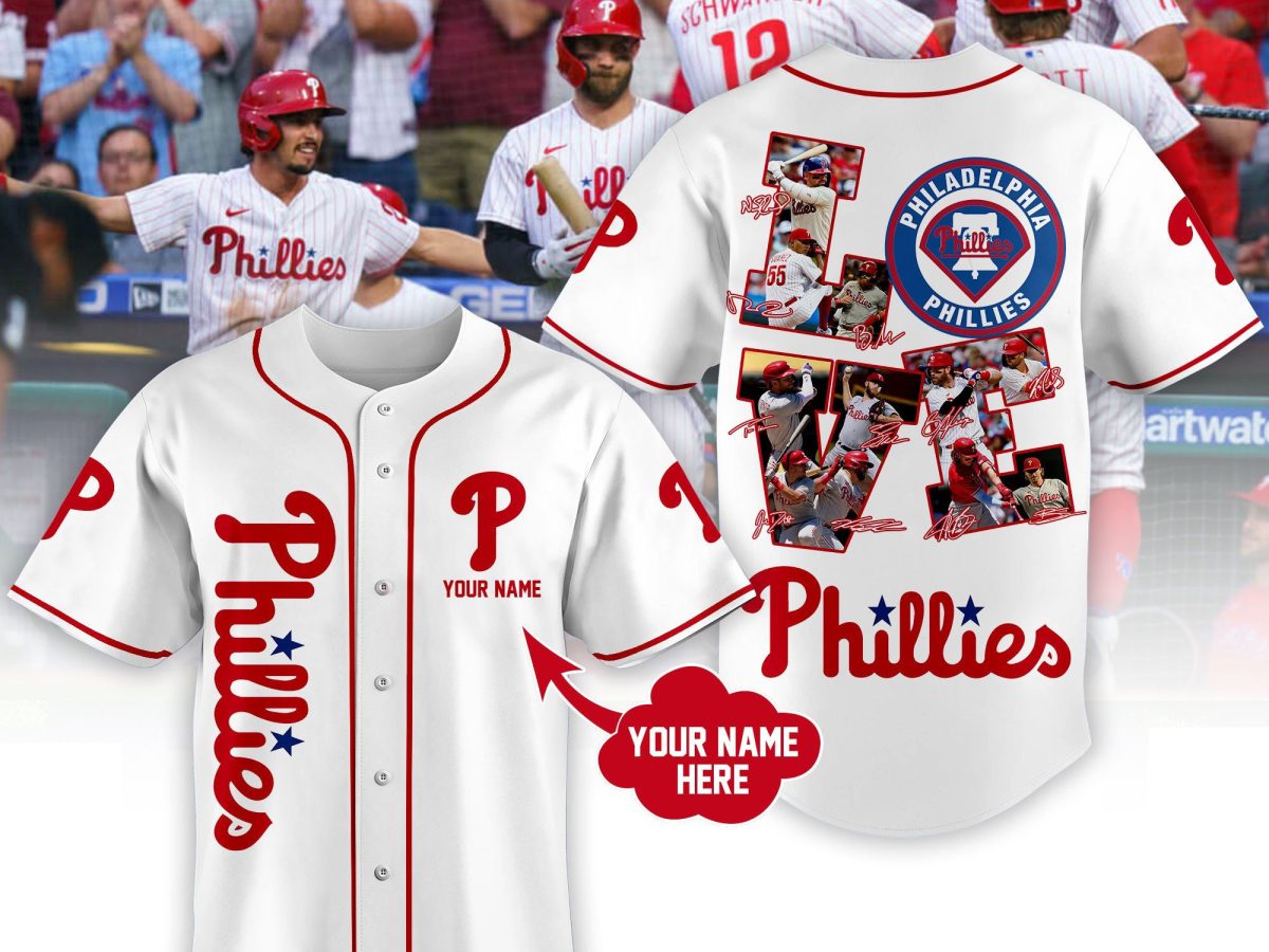 Philadelphia Phillies Personalized Hoodie Leggings Set - Growkoc