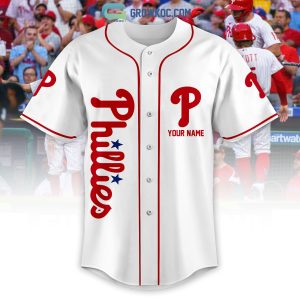 Philadelphia Phillies MLB Personalized Baseball Jersey Shirt - USALast