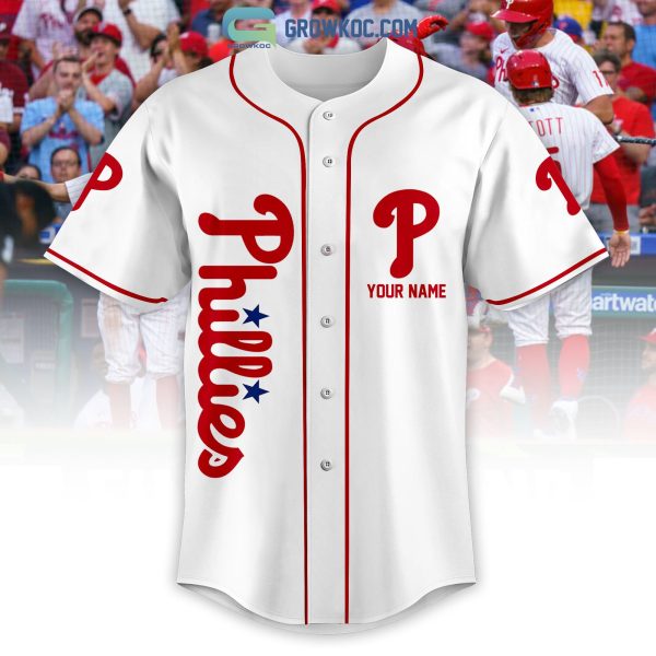 Philadelphia Phillies Love Team Personalized Baseball Jersey