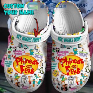 Phineas And Ferb Agent Perry Fan Crocs Clogs