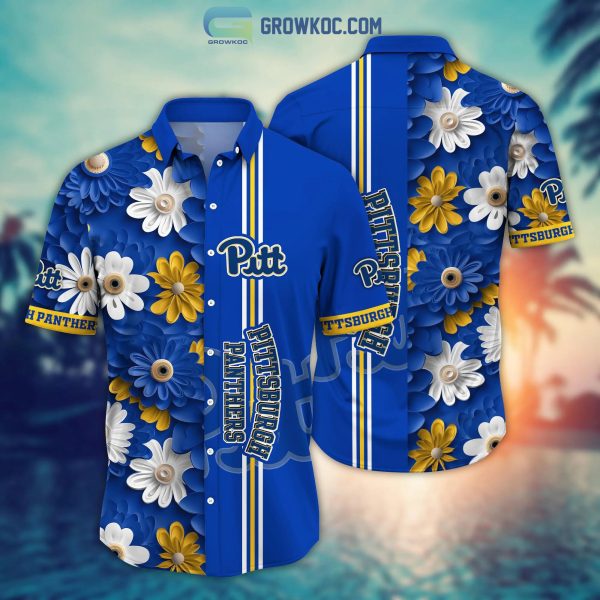 Pittsburgh Panthers NCAA Flower Hawaiian Shirt