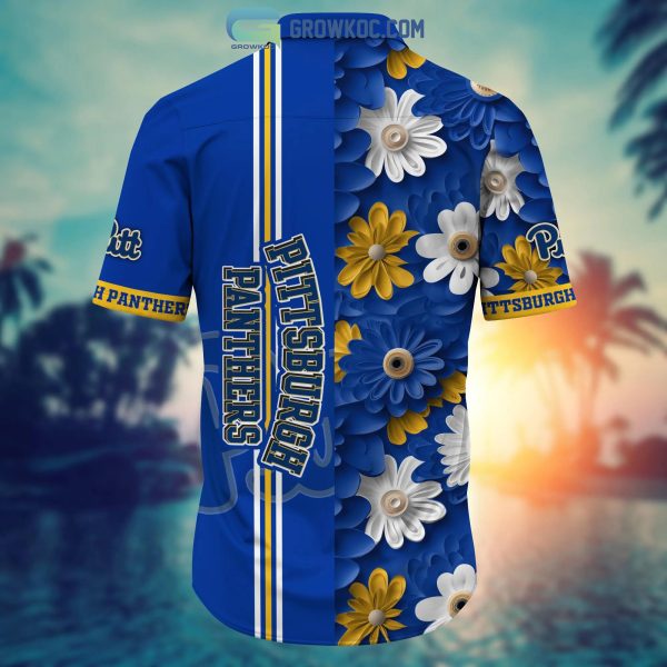 Pittsburgh Panthers NCAA Flower Hawaiian Shirt