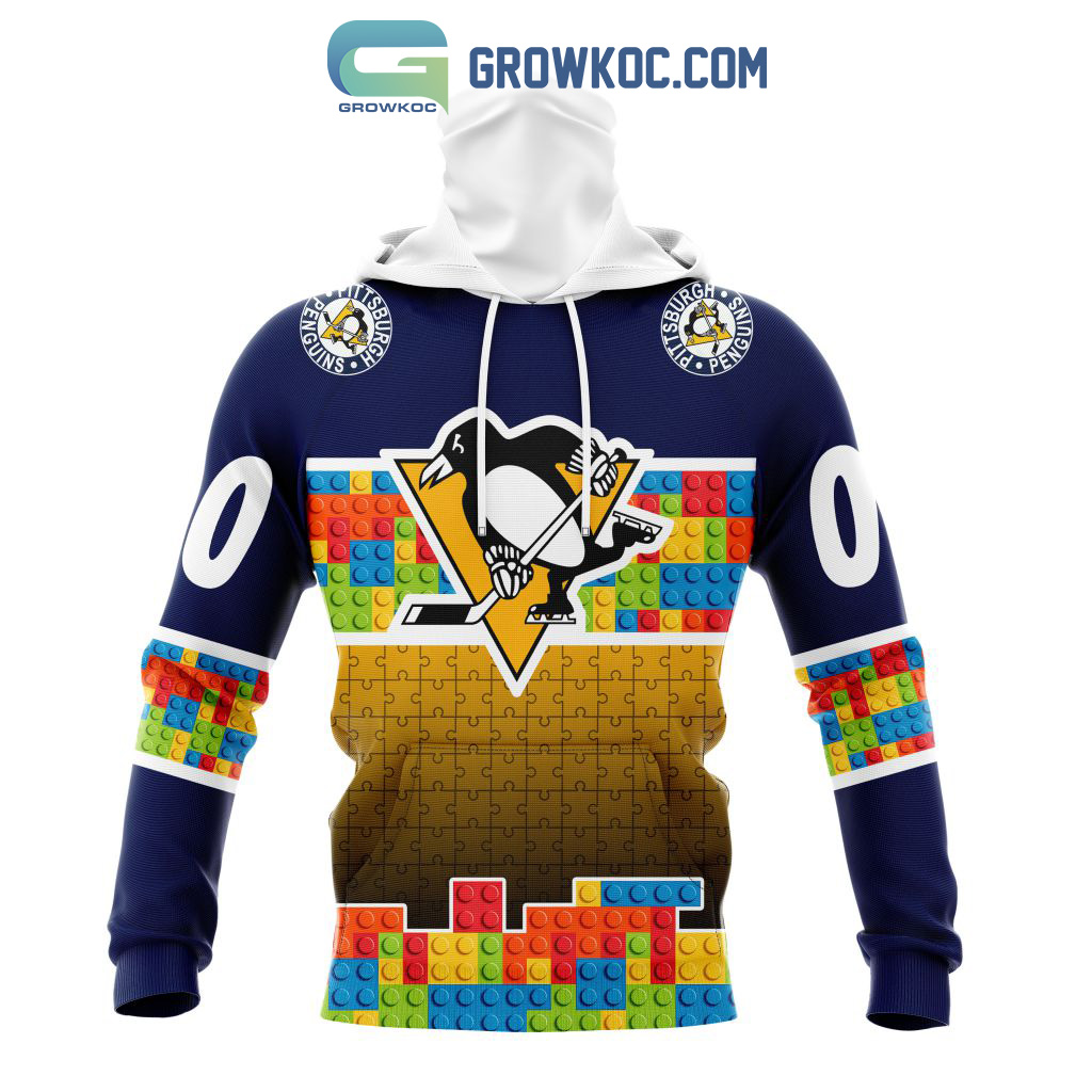 Pittsburgh Penguins NHL Special Autism Awareness Design Hoodie T