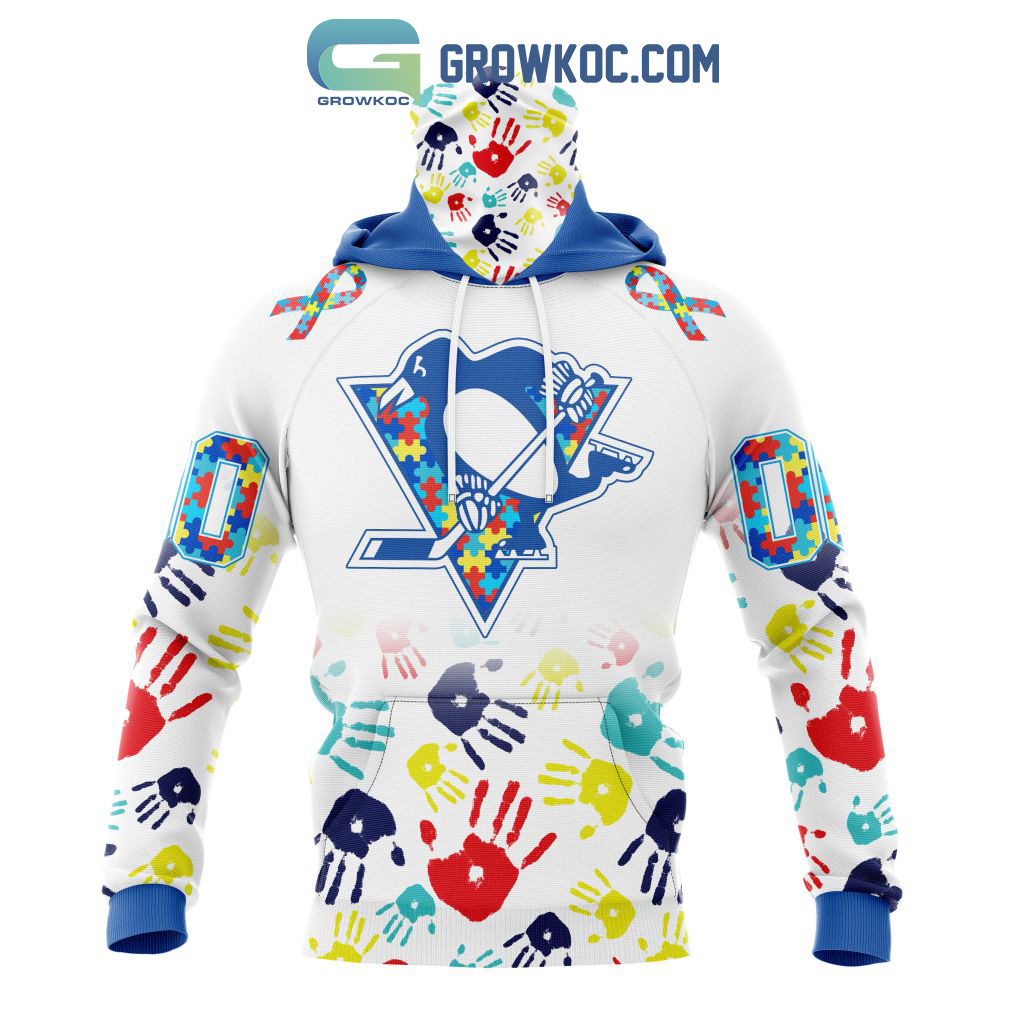 Pittsburgh Penguins NHL Special Autism Awareness Design Hoodie T Shirt -  Growkoc