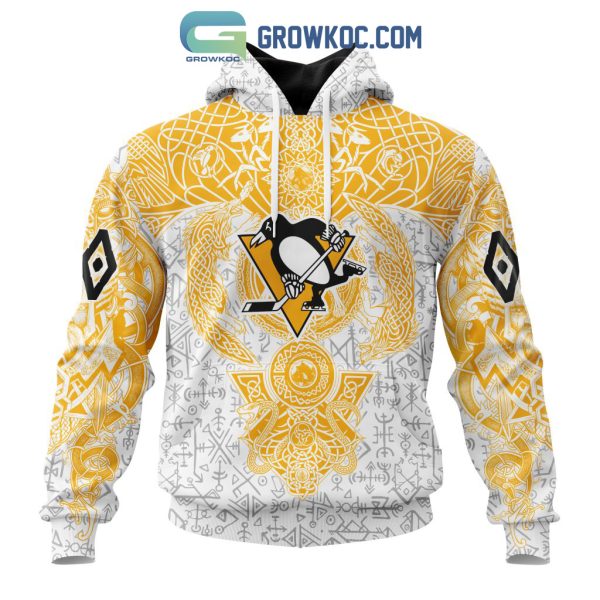 Pittsburgh Penguins NHL Special Norse Viking Symbols Hoodie T Shirt