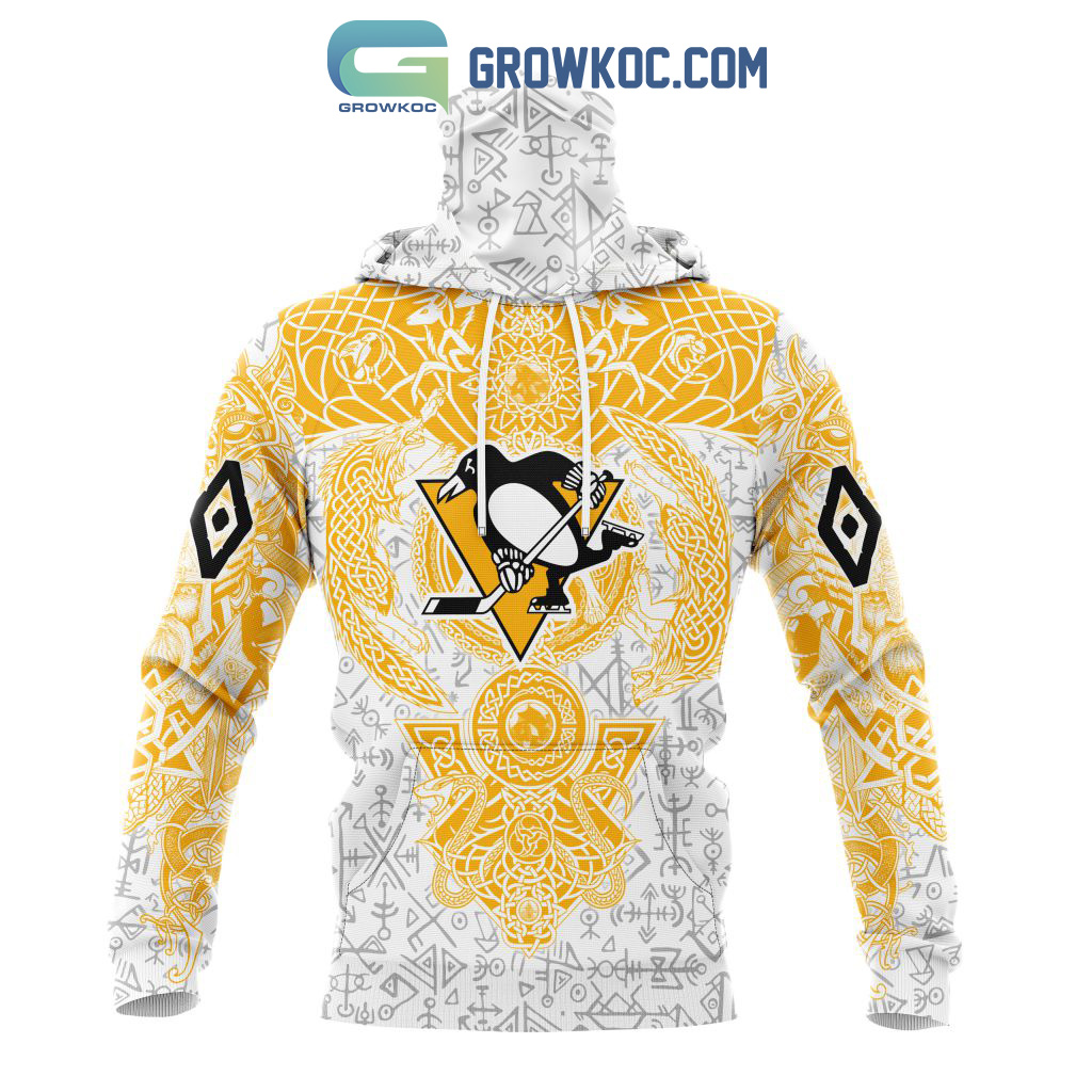 NHL Pittsburgh Penguins – Specialized Norse Viking Symbols Hoodie