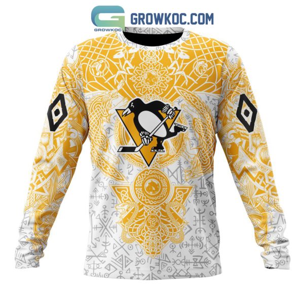 Pittsburgh Penguins NHL Special Norse Viking Symbols Hoodie T Shirt