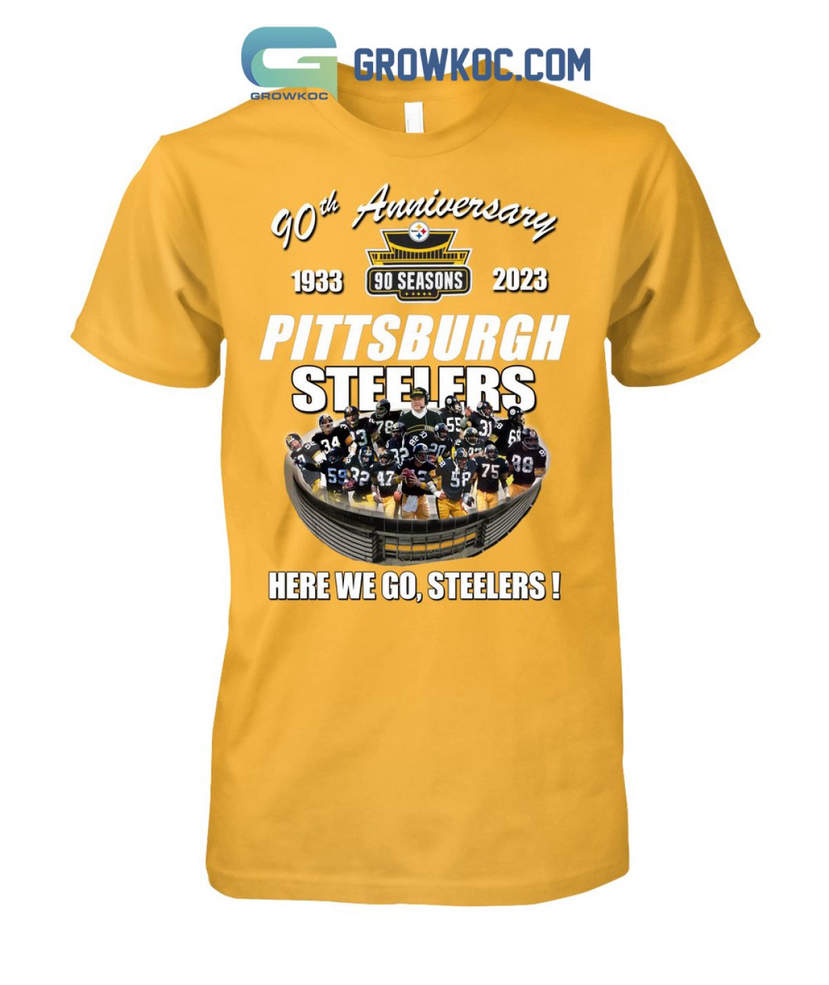 NFL PITTSBURGH STEELERS Stadium Print Football 100% Cotton -   Ireland