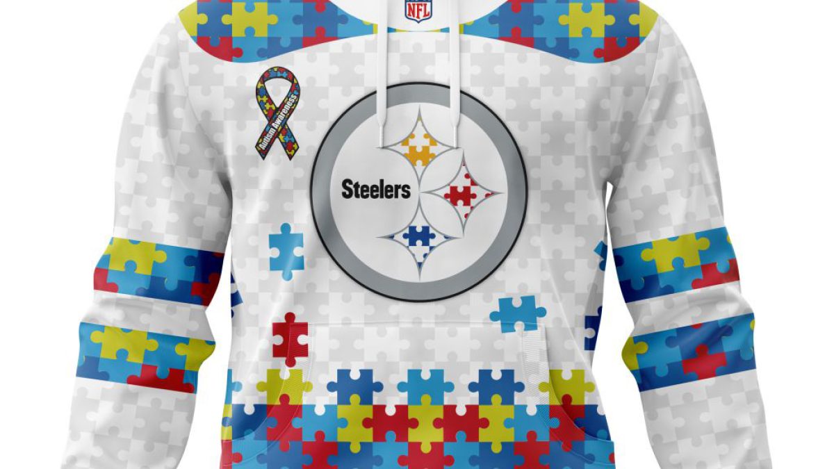 Pittsburgh Steelers NFL Special Autism Awareness Design Hoodie T Shirt -  Growkoc