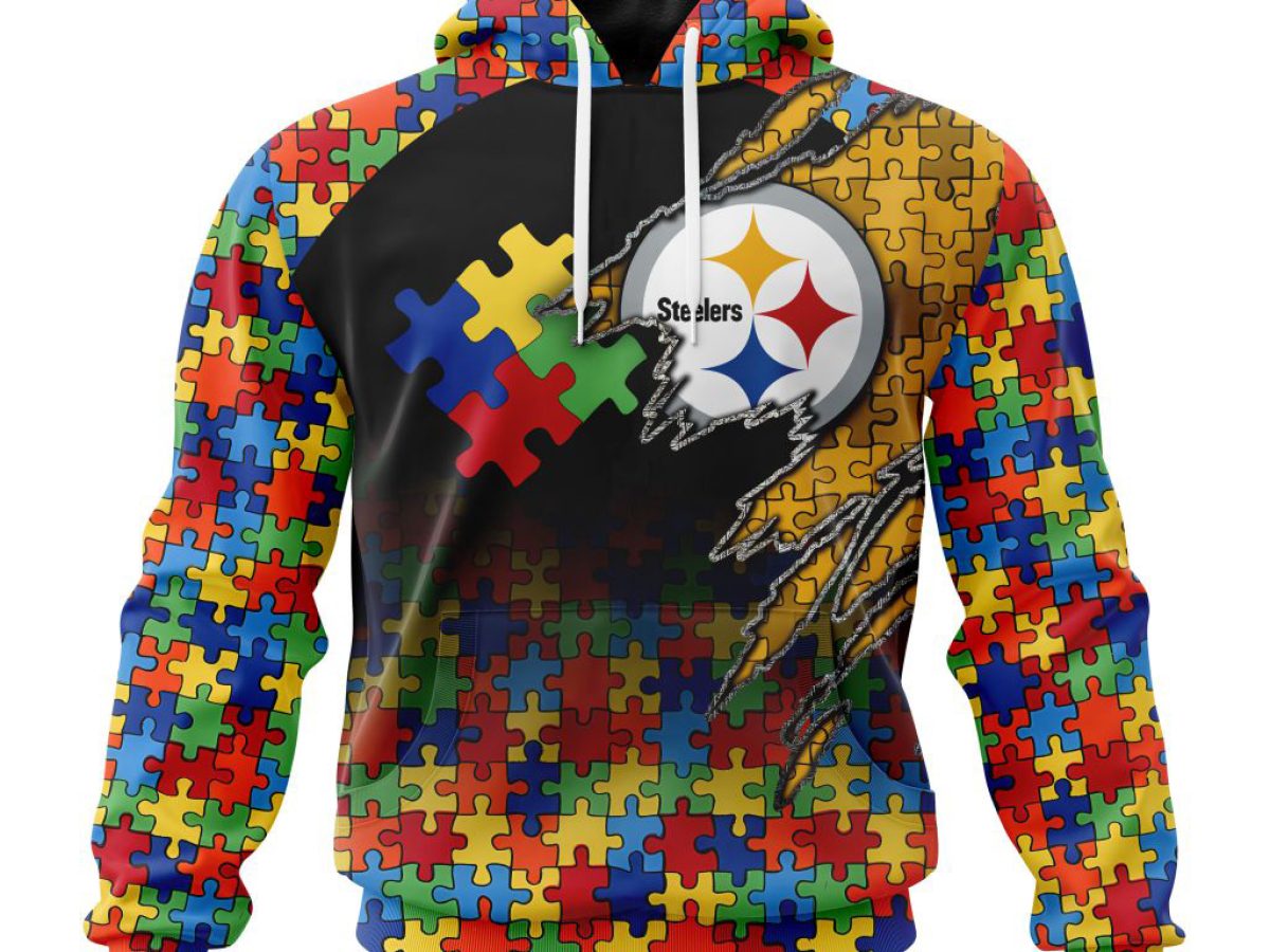 Pittsburgh Steelers 3d Hoodies Nfl Football Model 65 