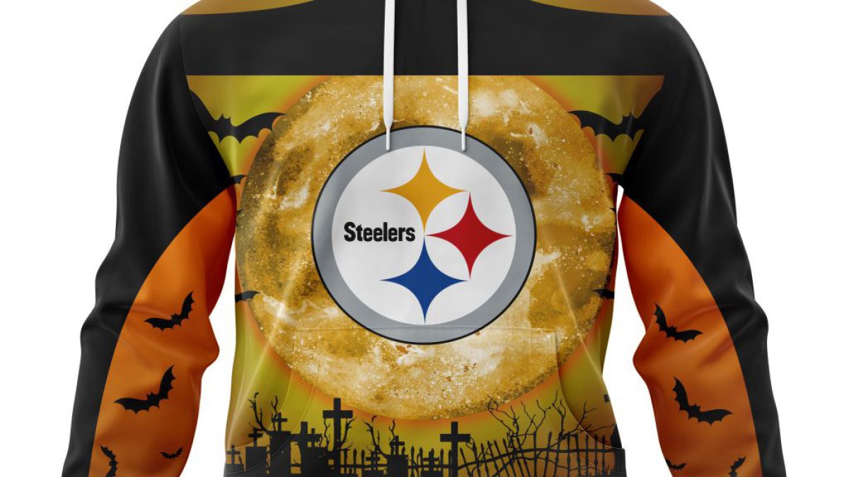 Pittsburgh Steelers Skull Wings 3D T-Shirts Gift For Halloween