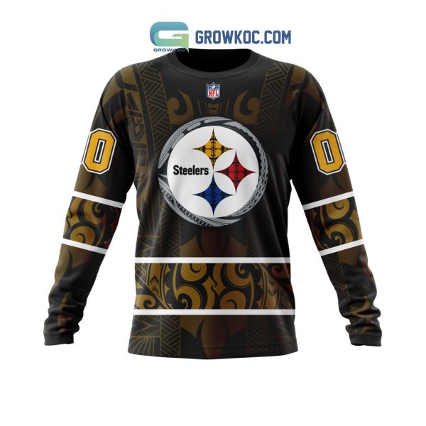 Pittsburgh Steelers NFL Special Native With Samoa Culture Hoodie T Shirt