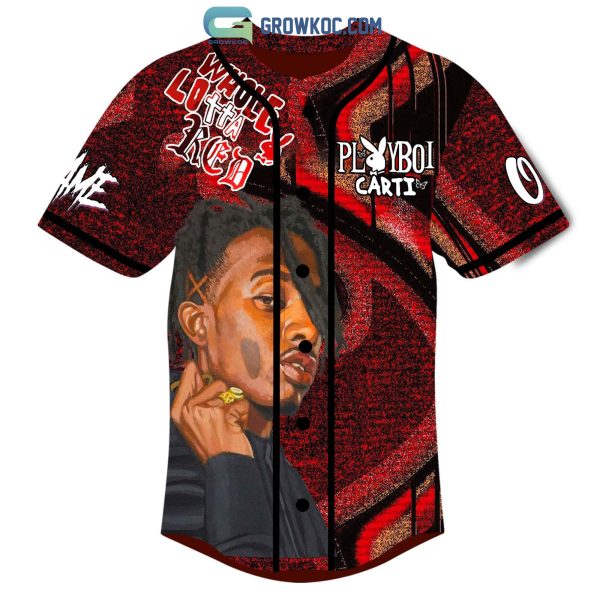 Playboi Carti I’m Go High Man I Can’t Even Feel Shit Personalized Baseball Jersey