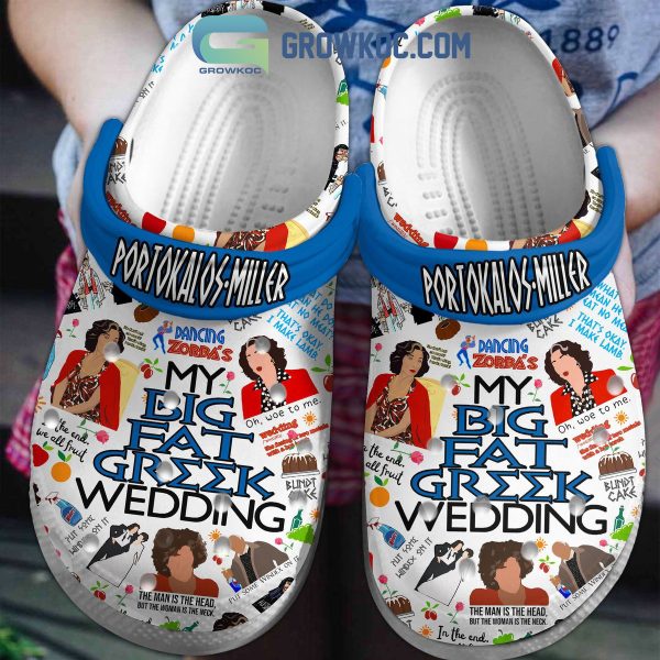 Portokalos Miller My Big Fat Greek Wedding Crocs