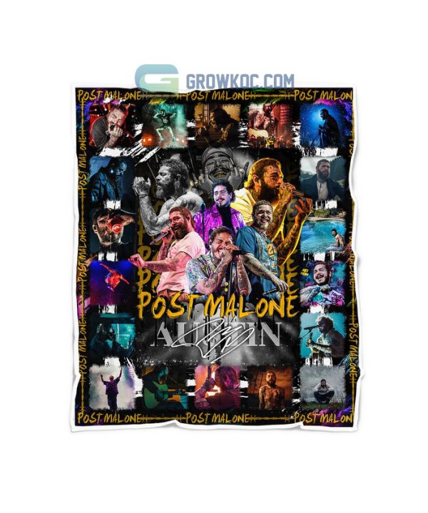 Post Malone Austin Fleece Blanket Quilt