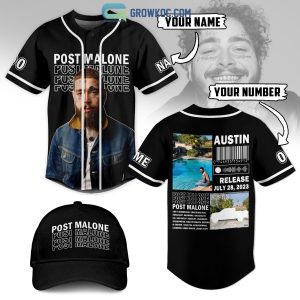 Post Malone Austin Release July 28 2023 Personalized Baseball Jersey