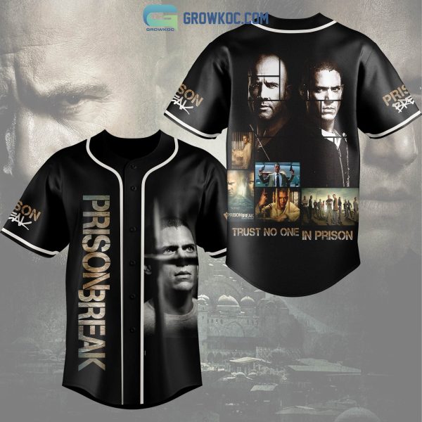 Prison Break Trust No One In Prison Baseball Jersey