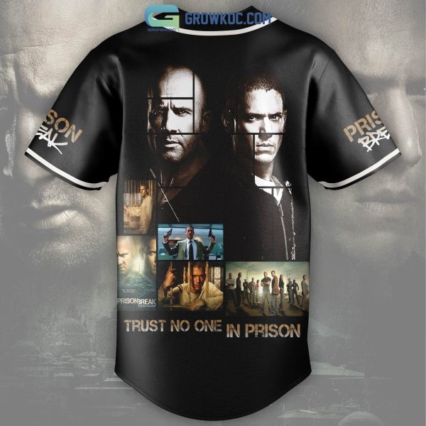 Prison Break Trust No One In Prison Baseball Jersey