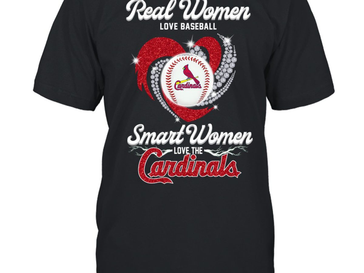 Real women love baseball smart women love the St Louis Cardinals shirt,  hoodie, sweater, long sleeve and tank top