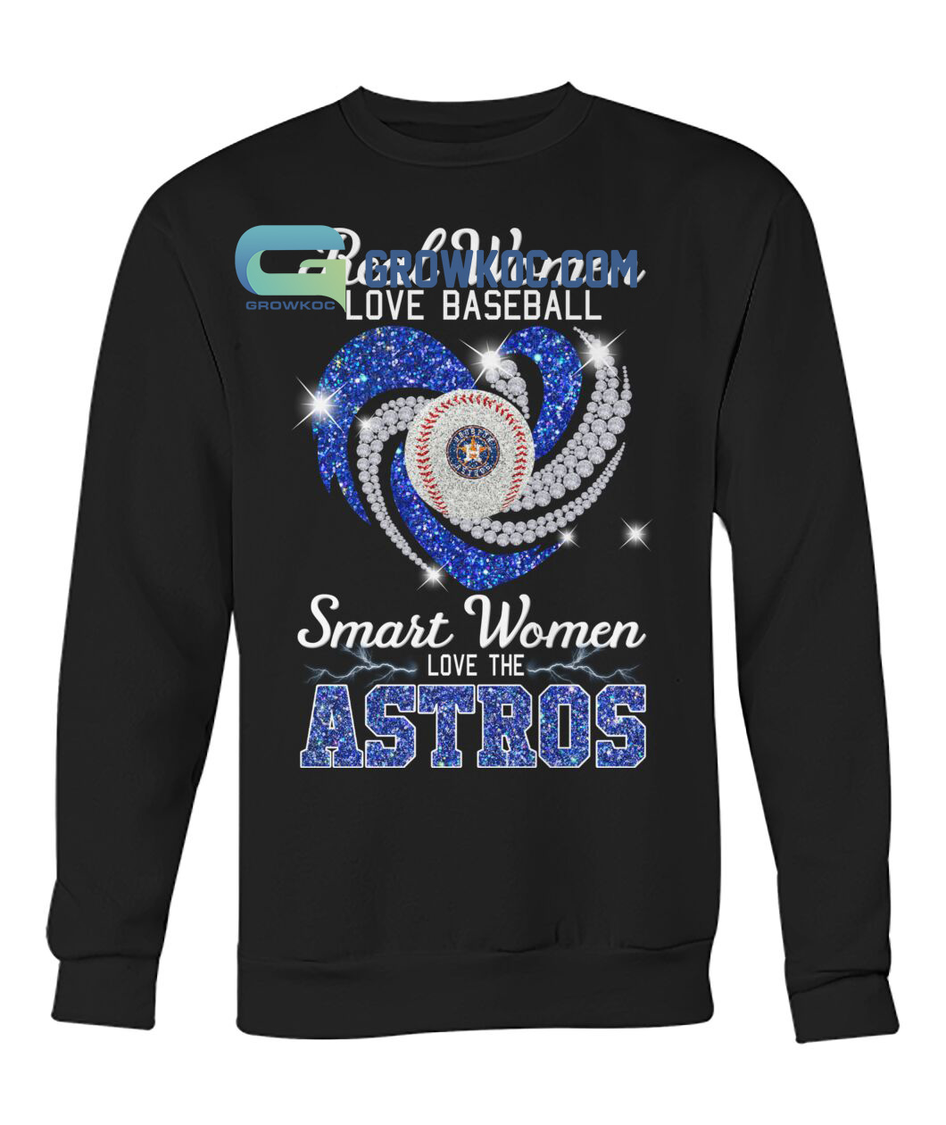 Real women love baseball smart women love Houston Astros shirt - Kingteeshop