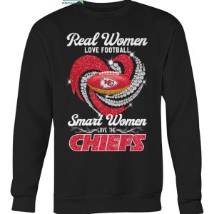 Real Women Love Football Smart Women Love The Chiefs T Shirt