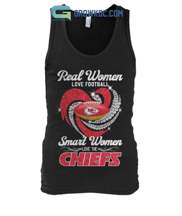 Real Women Love Football Smart Women Love The Chiefs T Shirt