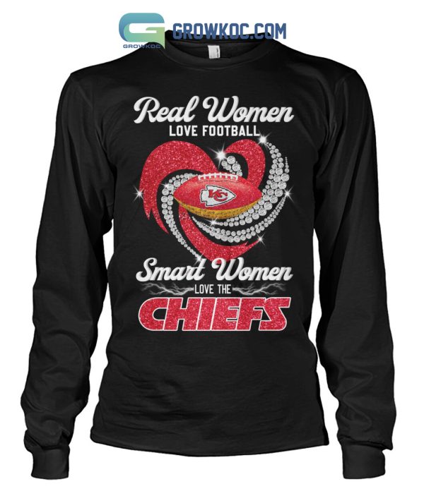 Real Women Love Football Smart Women Love The Chiefs T Shirt