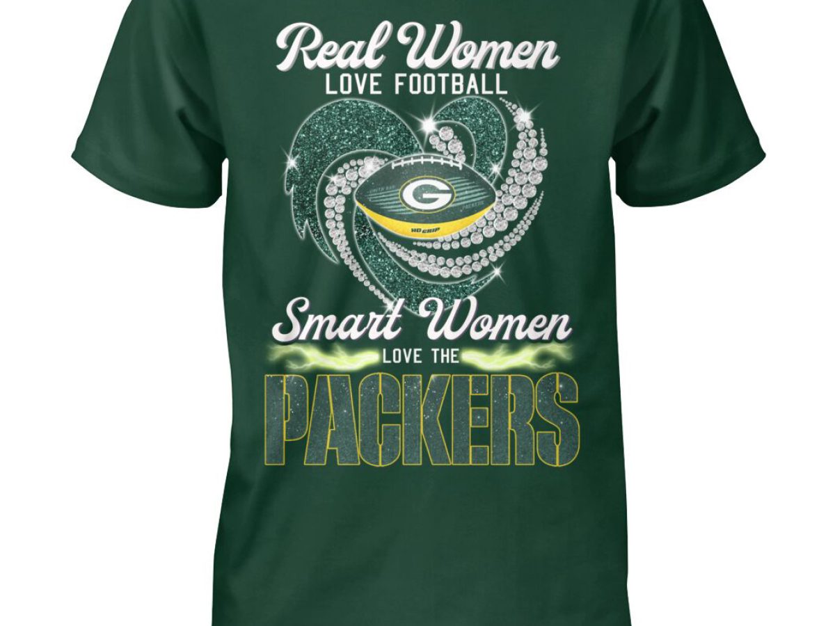 Real Women Love Football Smart Women Love The Packers T Shirt - Growkoc