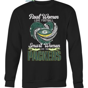 Real Women Love Football Smart Women Love The Packers T Shirt - Growkoc