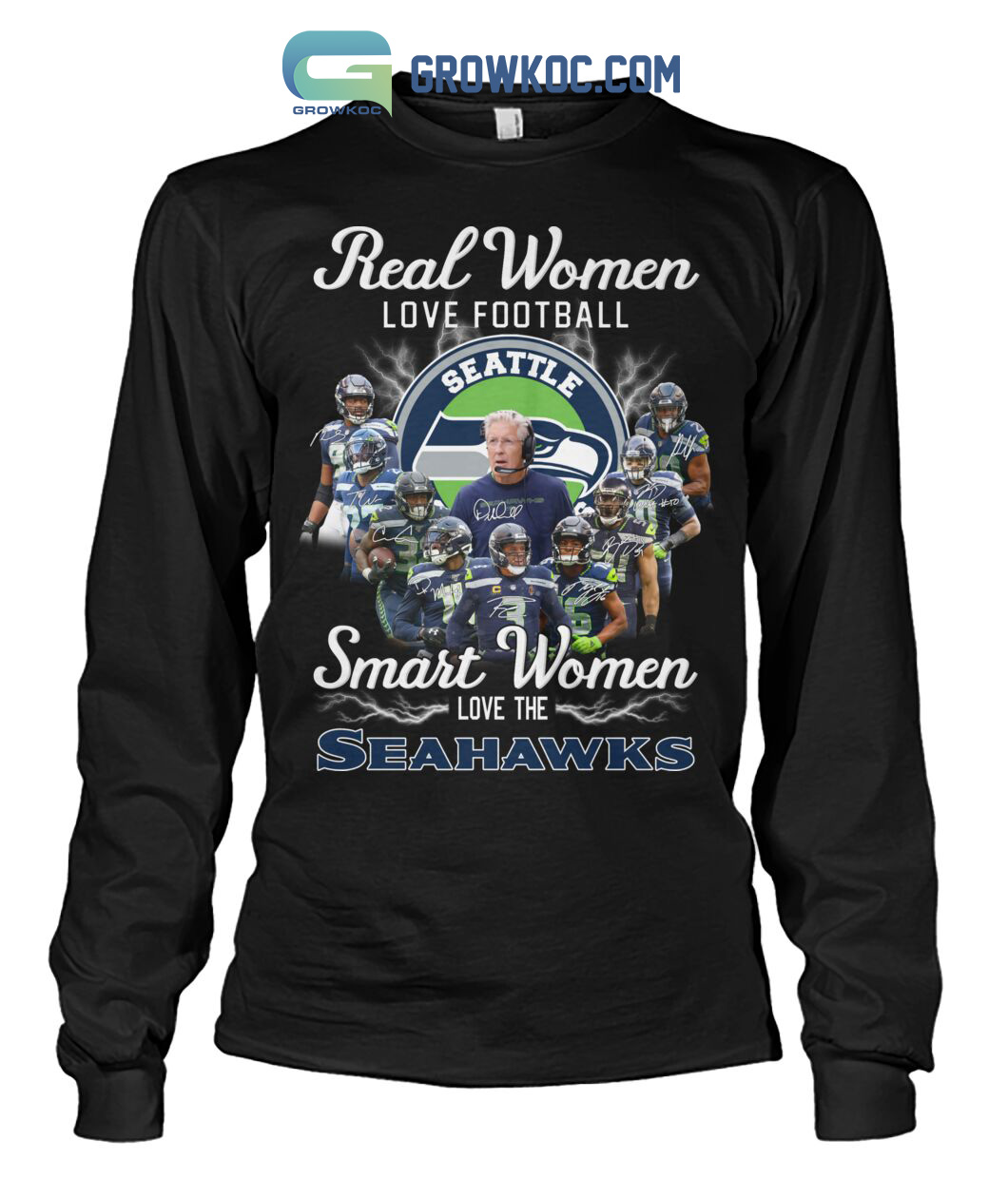 Real Women Love Hockey Smart Women Love The Seattle Kraken Shirt