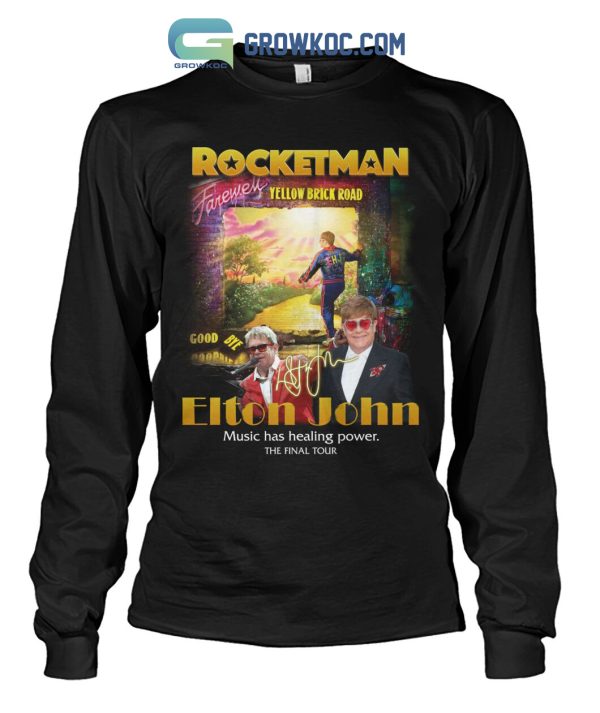 Rocket Man Elton John Yellow Brick Road The Final Tour T Shirt