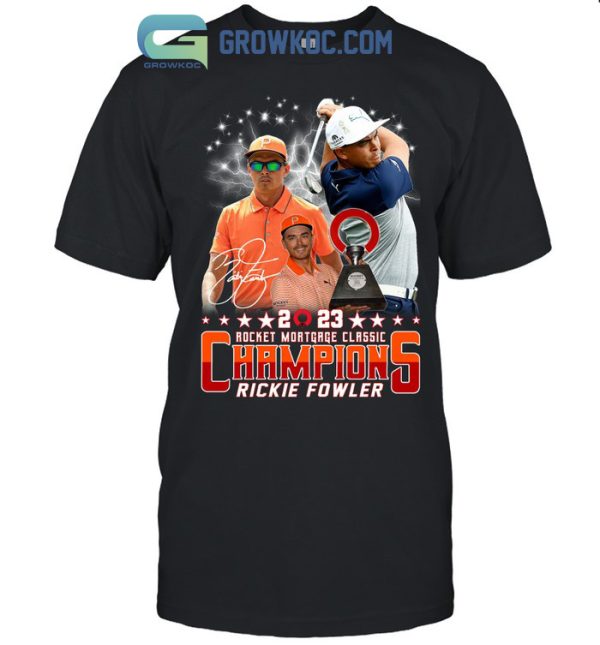 Rocket Mortgage Classic Champions 2023 Rickie Fowler T Shirt