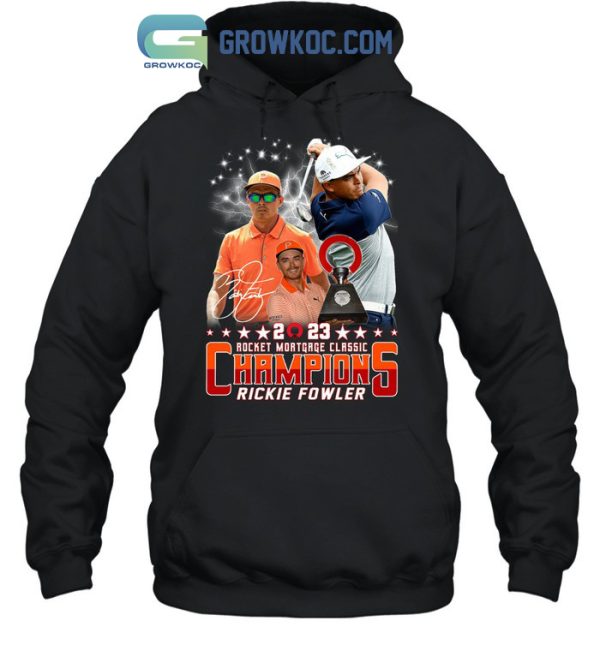 Rocket Mortgage Classic Champions 2023 Rickie Fowler T Shirt