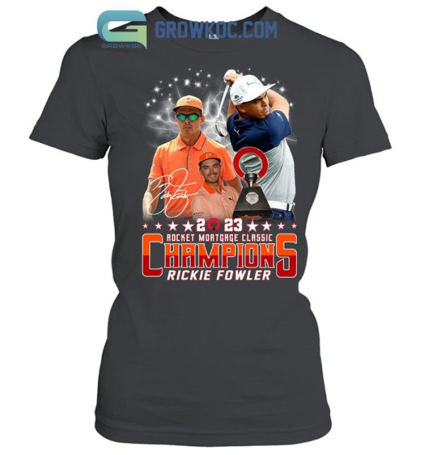 Rocket Mortgage Classic Champions 2023 Rickie Fowler T Shirt