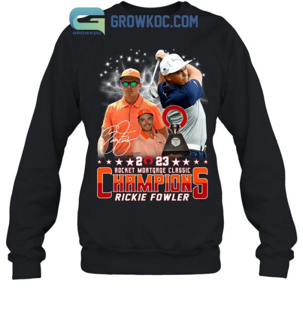 Rocket Mortgage Classic Champions 2023 Rickie Fowler T Shirt