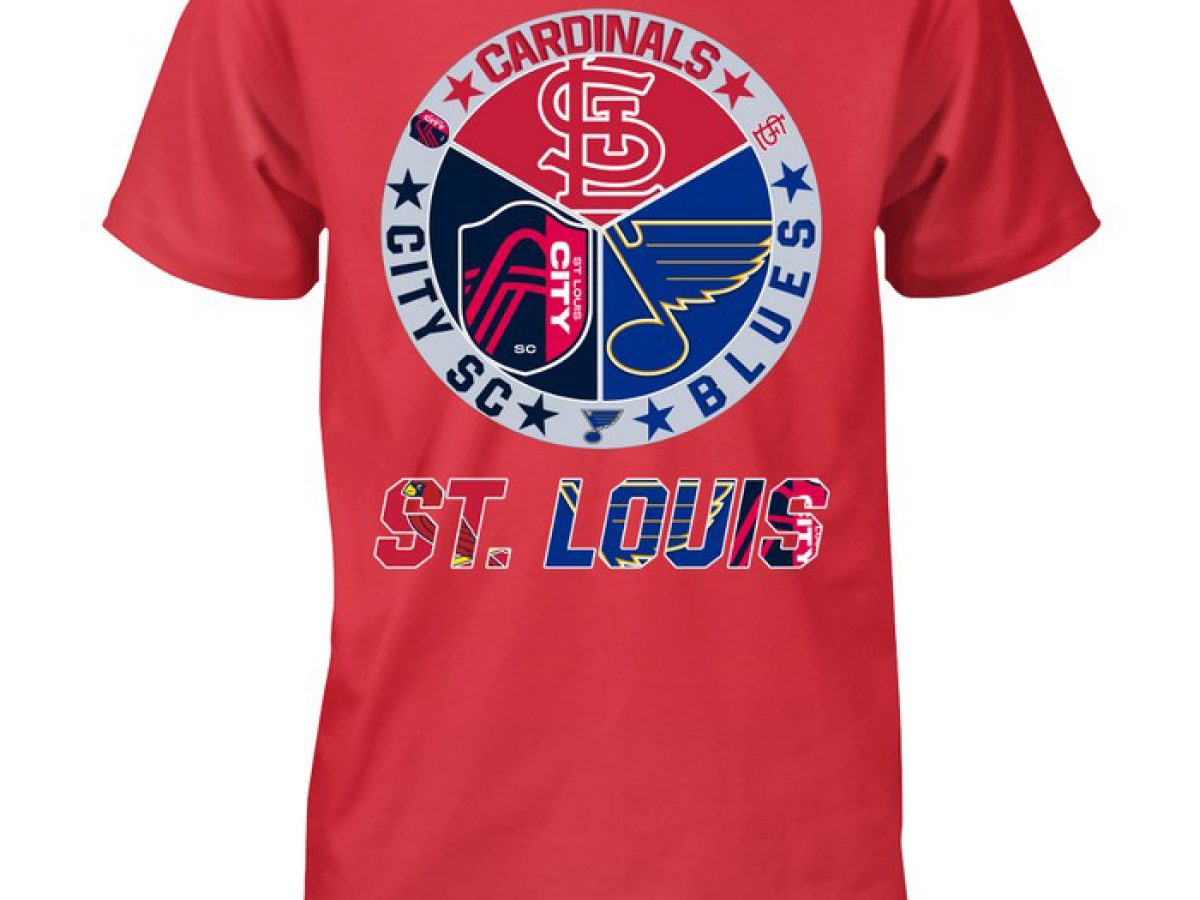 American St Louis Cardinals St Louis Blues Cotton Tshirts Black Size Up To  5xl, hoodie, sweater, long sleeve and tank top