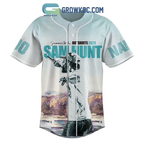 Sam Hunt Summer On The Outskirt 2023 Personalized Baseball Jersey