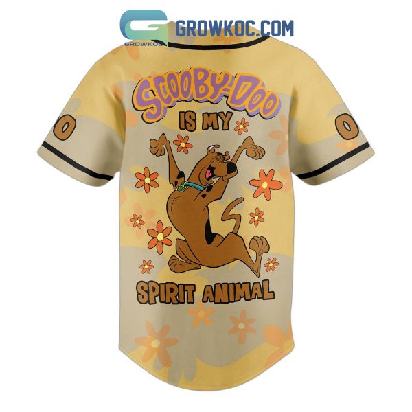 Scooby Doo Is My Spirit Animal Personalized Baseball Jersey