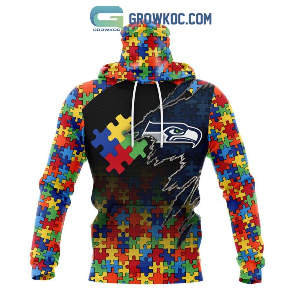 Seattle Seahawks NFL Special Autism Awareness Design Hoodie T Shirt