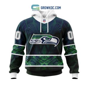 Seattle Seahawks NFL Christmas Personalized Hoodie Zipper Fleece Jacket